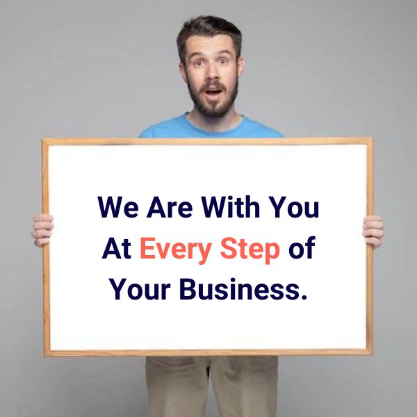 The full service B2B digital marketing agency is with you at every step of your business.